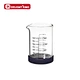 Glass container with silicone sleeve